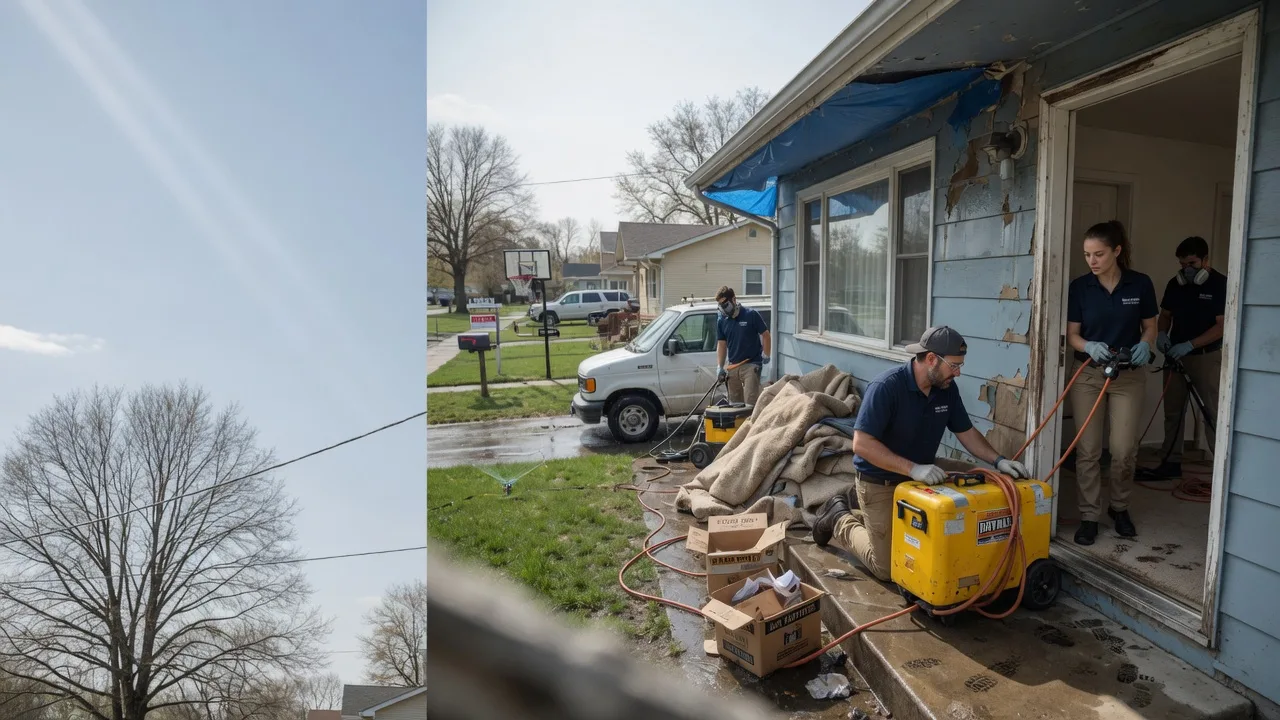 Basement Flood Cleanup in Calliham, TX near me